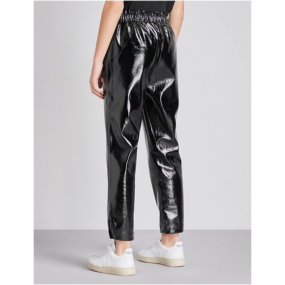 SOLD💞FRAME Denim Holiday Faux Patent Trouser - Picture 2 of 5